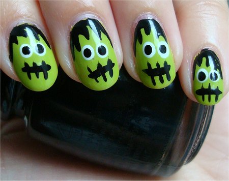 23 Easy Creative and Funny Nail Art Ideas for Halloween (7)