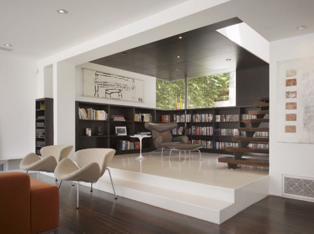 24 Amazing Home Library Design Ideas for All Booklovers (16)