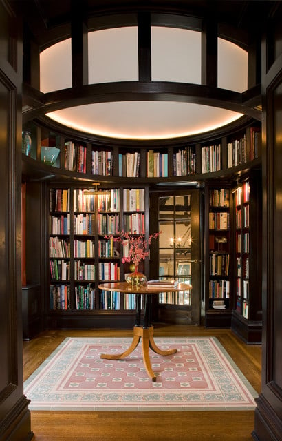 24 Amazing Home Library Design Ideas for All Booklovers (21)