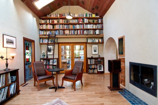 24 Amazing Home Library Design Ideas for All Booklovers (3)
