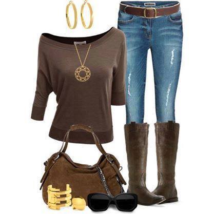 24 Nude and Brown Fashion Combinations in Fall Spirit (12)