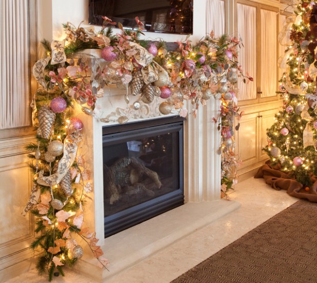 25 Gorgeous Christmas Mantel Decoration Ideas (1)