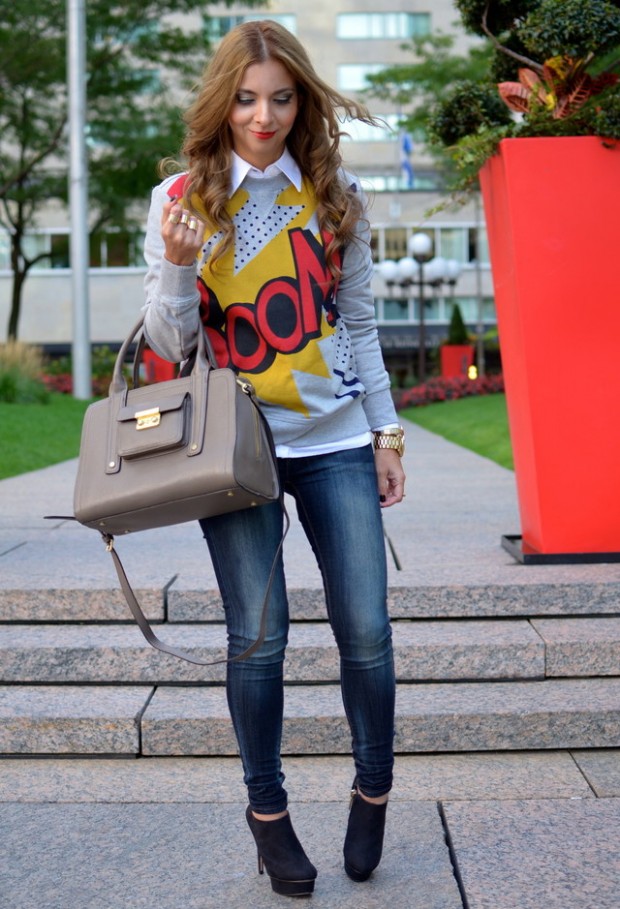 Perfect Fall Look 20 Outfit Ideas with Jeans (11)
