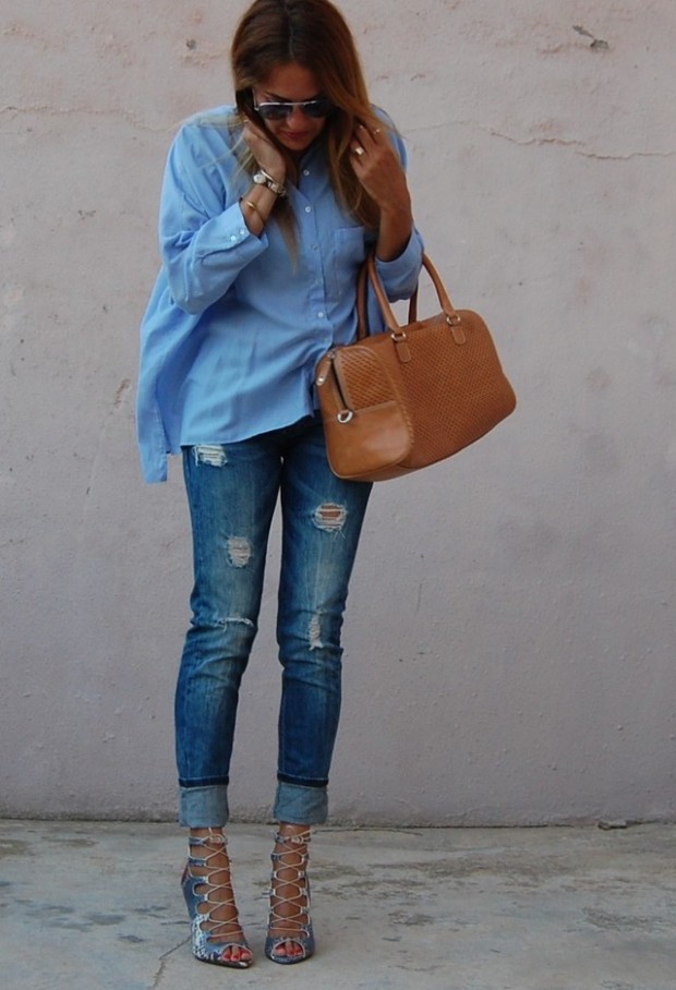 Perfect Fall Look 20 Outfit Ideas with Jeans (20)