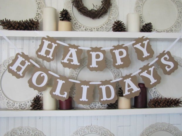 20 Amazing Decorating Ideas with Christmas Banners (1)