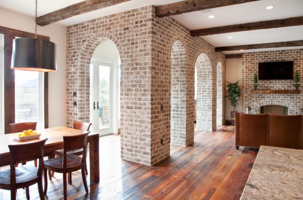20 Amazing Interior Design Ideas with Brick Walls (19)