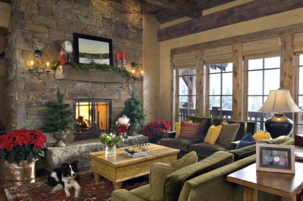 20 Brilliant Ideas How to Decorate Your Living Room for Christmas (20)