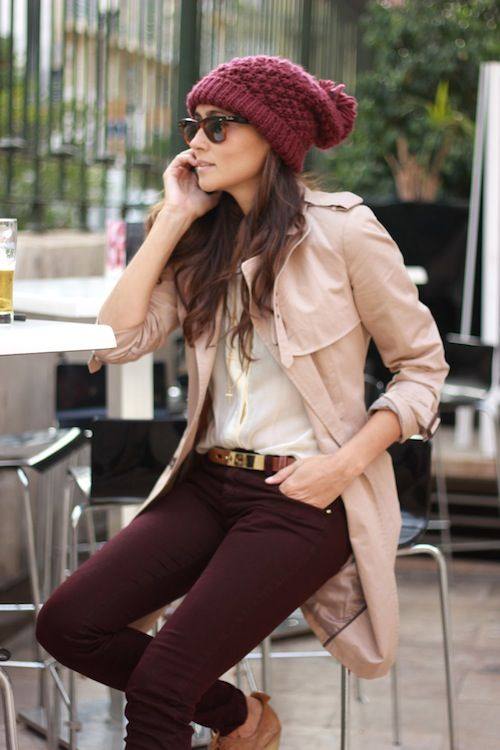 20 Cute Outfit Ideas with Beanie (7)