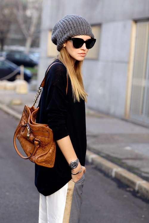 20 Cute Outfit Ideas with Beanie (8)