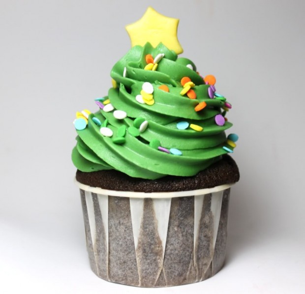 21 Cute and Sweet Christmas Cupcakes (21)