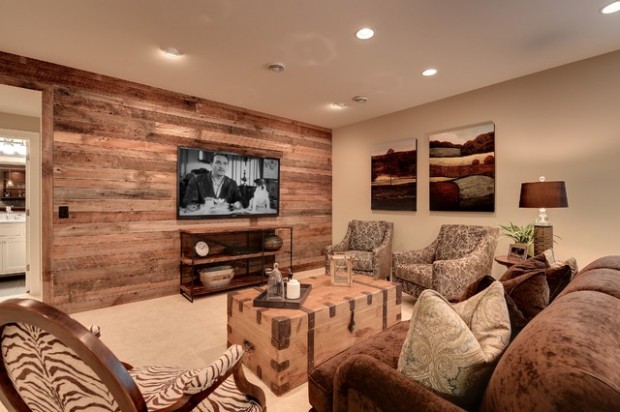22 Wonderful Interior Design Ideas with Wooden Walls (20)
