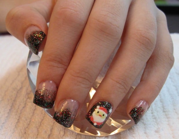 Clear Christmas Nail Design Ideas - wide 1