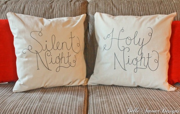 26 Awesome Handmade Christmas Pillows and Covers (6)