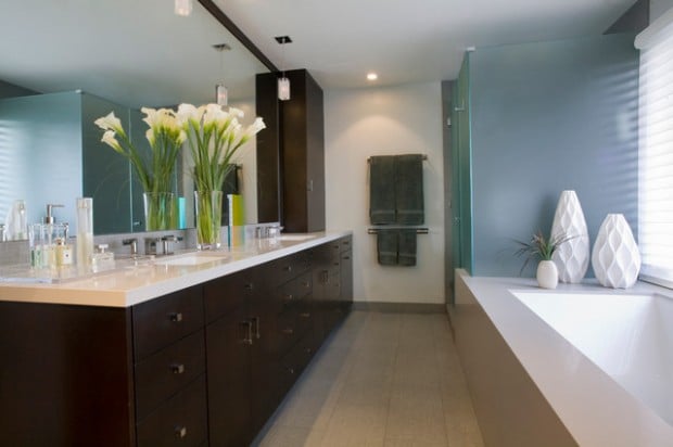 Peaceful Zen Bathroom Design Ideas for Relaxation in Your Home (14)