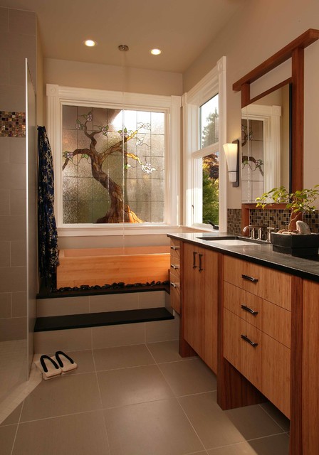 Peaceful Zen Bathroom Design Ideas for Relaxation in Your Home (21)