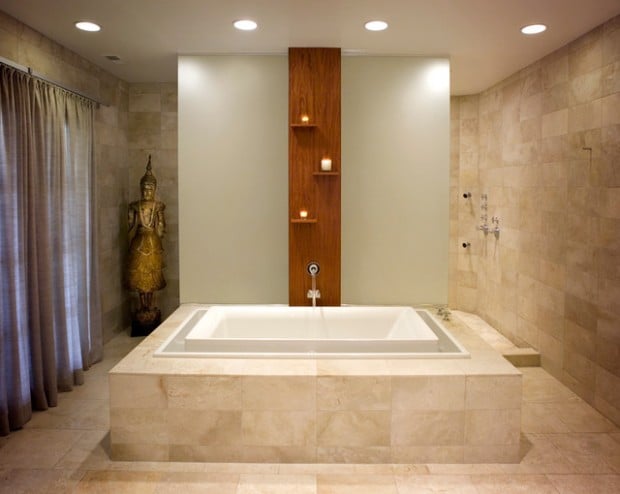 Peaceful Zen Bathroom Design Ideas for Relaxation in Your Home (8)