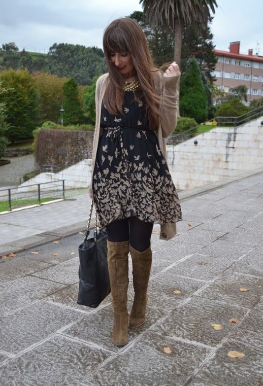 15 Stylish Winter Outfit Ideas with Boots (12)