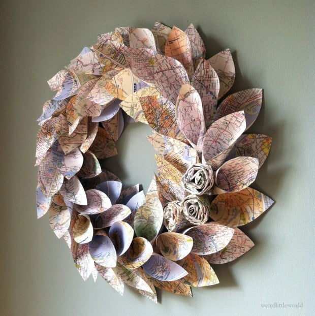 16 Beautiful Handmade Christmas Wreath Designs (12)