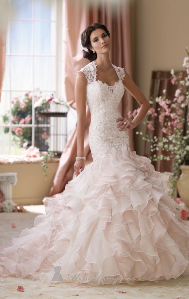 20 Lace Wedding Dresses for Romantic Brides (17)