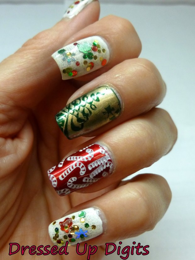 24 Adorable Christmas Nail Art Ideas (2)