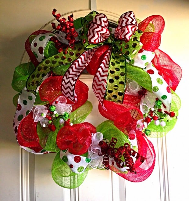 28 Fascinating Handmade Christmas Wreath Designs (10)