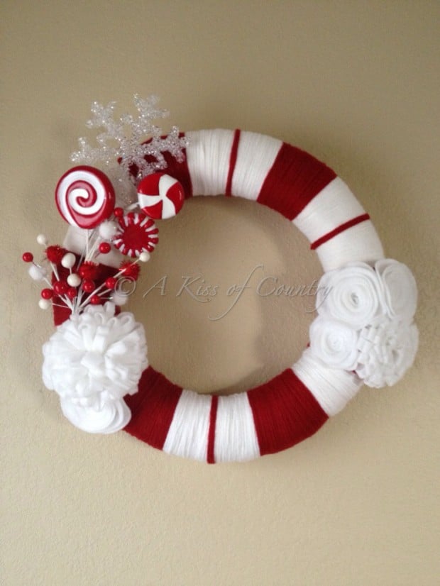 28 Fascinating Handmade Christmas Wreath Designs (15)