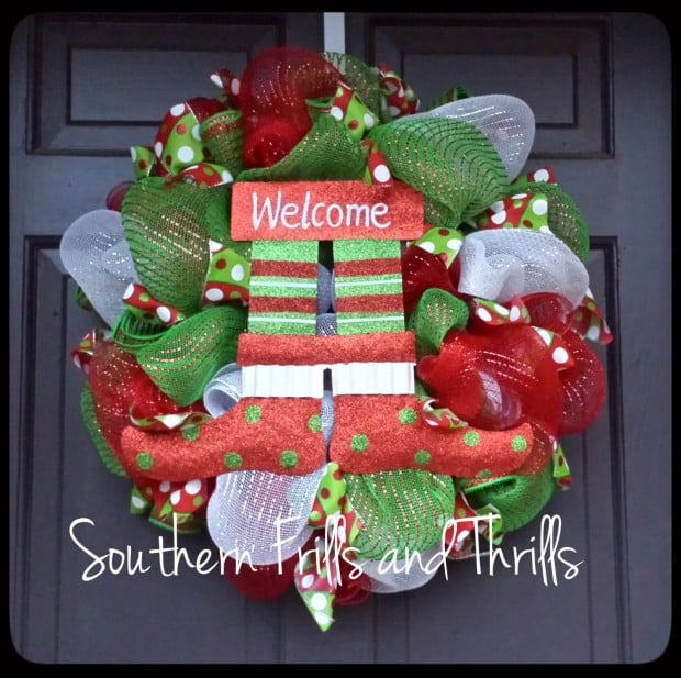 28 Fascinating Handmade Christmas Wreath Designs (18)