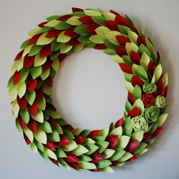 28 Fascinating Handmade Christmas Wreath Designs (6)