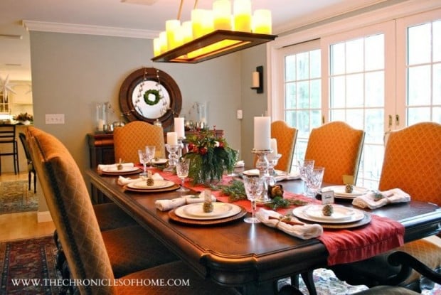 How to Decorate Your Dining Table For Christmas 20 Stunning Ideas (1)
