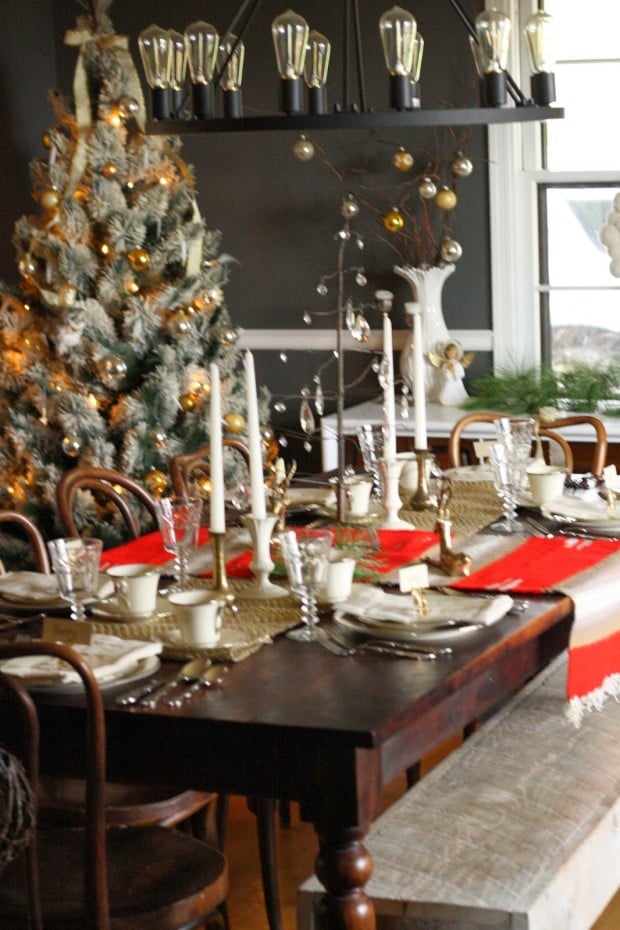 How to Decorate Your Dining Table For Christmas 20 Stunning Ideas (16)