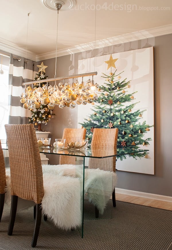 How to Decorate Your Dining Table For Christmas 20 Stunning Ideas (2)