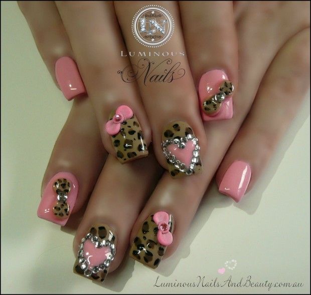 17 Adorable Nail Art Ideas for Valentine’s Day (7)