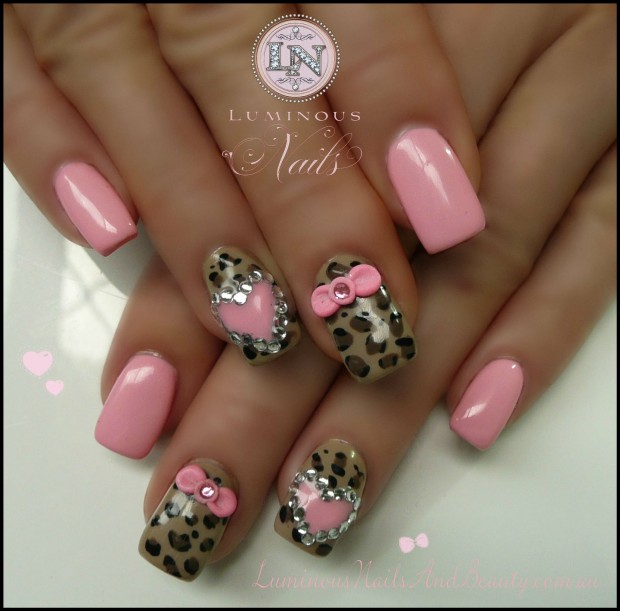 17 Adorable Nail Art Ideas for Valentine’s Day (9)