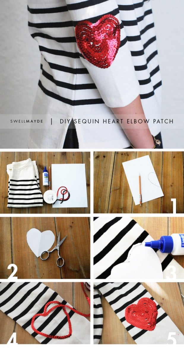 18 Adorable DIY Clothes and Accessories Projects for Valentine’s Day (14)
