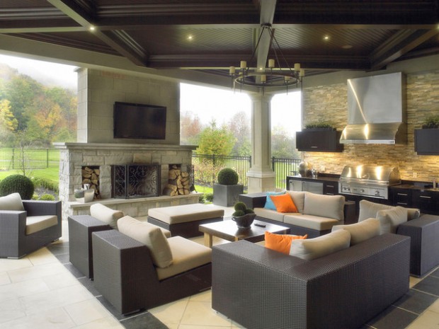19 Brilliant Outdoor Living Room Design Ideas   (4)