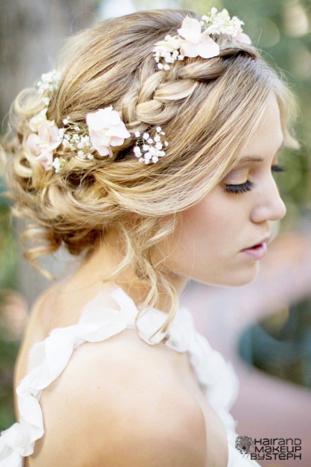 19 Elegant Bridal Hairstyle Ideas for Romantic Bride Look (2)