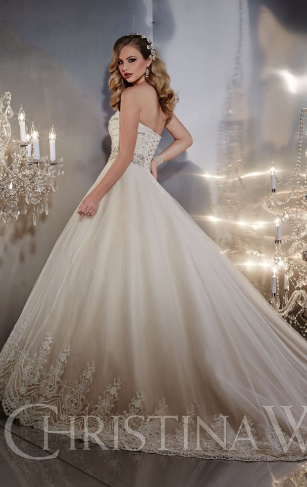 20 Beautiful Ball Gown Wedding Dresses for Glamorous Brides (15)