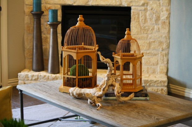 20 Creative Decorating Ideas with Bird cages for Vintage Home Look (13)