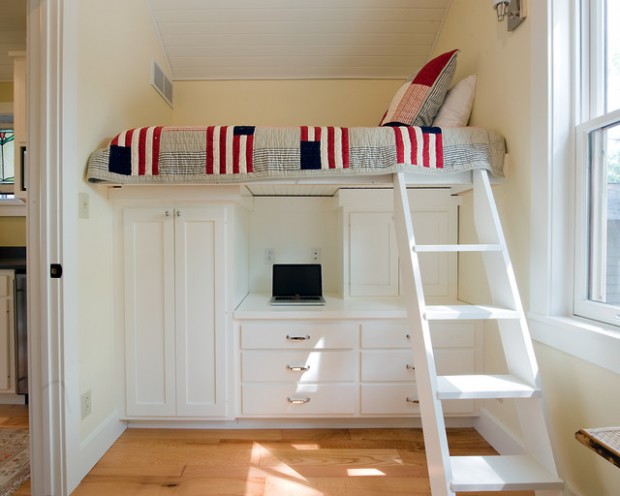 20 Great Loft Bed Design Ideas for Small Kids Bedrooms (17)