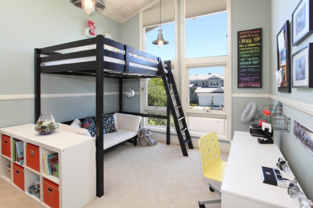 20 Great Loft Bed Design Ideas for Small Kids Bedrooms (21)