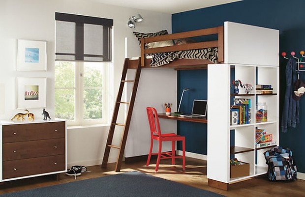 20 Great Loft Bed Design Ideas for Small Kids Bedrooms (5)