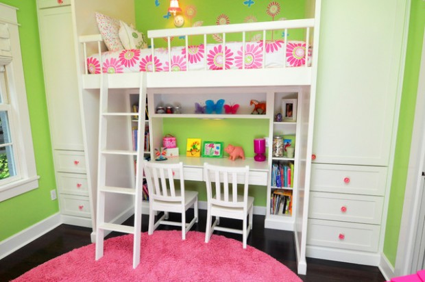 20 Great Loft Bed Design Ideas for Small Kids Bedrooms (7)
