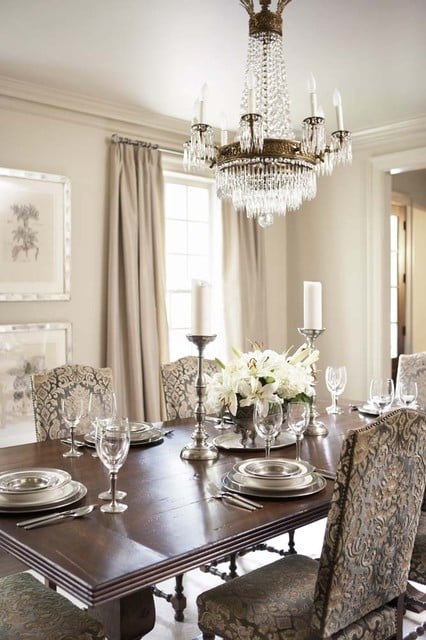 20 Luxury Dining Rooms in Traditional Style (13)