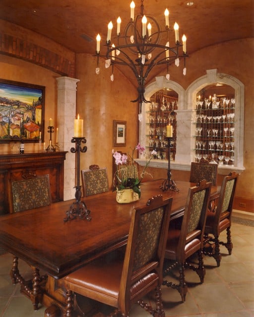 20 Luxury Dining Rooms in Traditional Style (19)