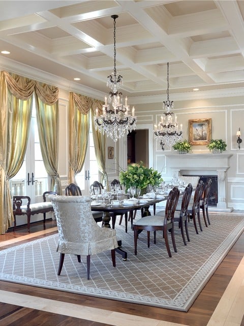 20 Luxury Dining Rooms in Traditional Style (3)