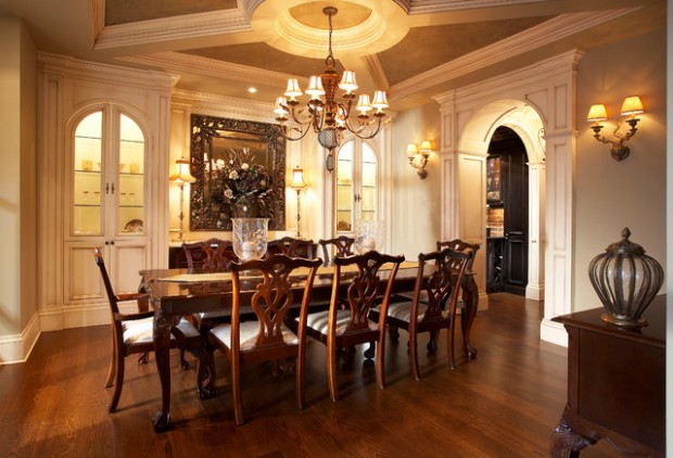 20 Luxury Dining Rooms in Traditional Style (5)