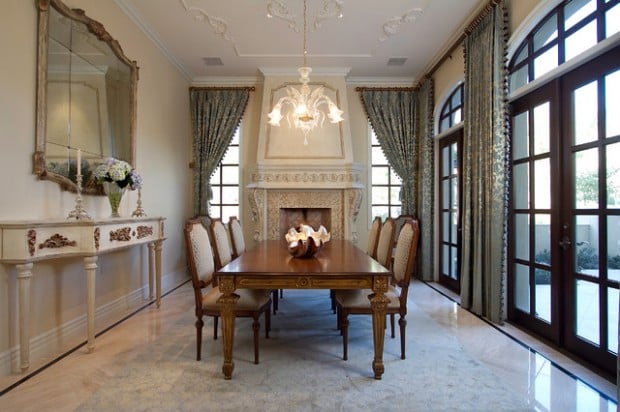20 Luxury Dining Rooms in Traditional Style (9)