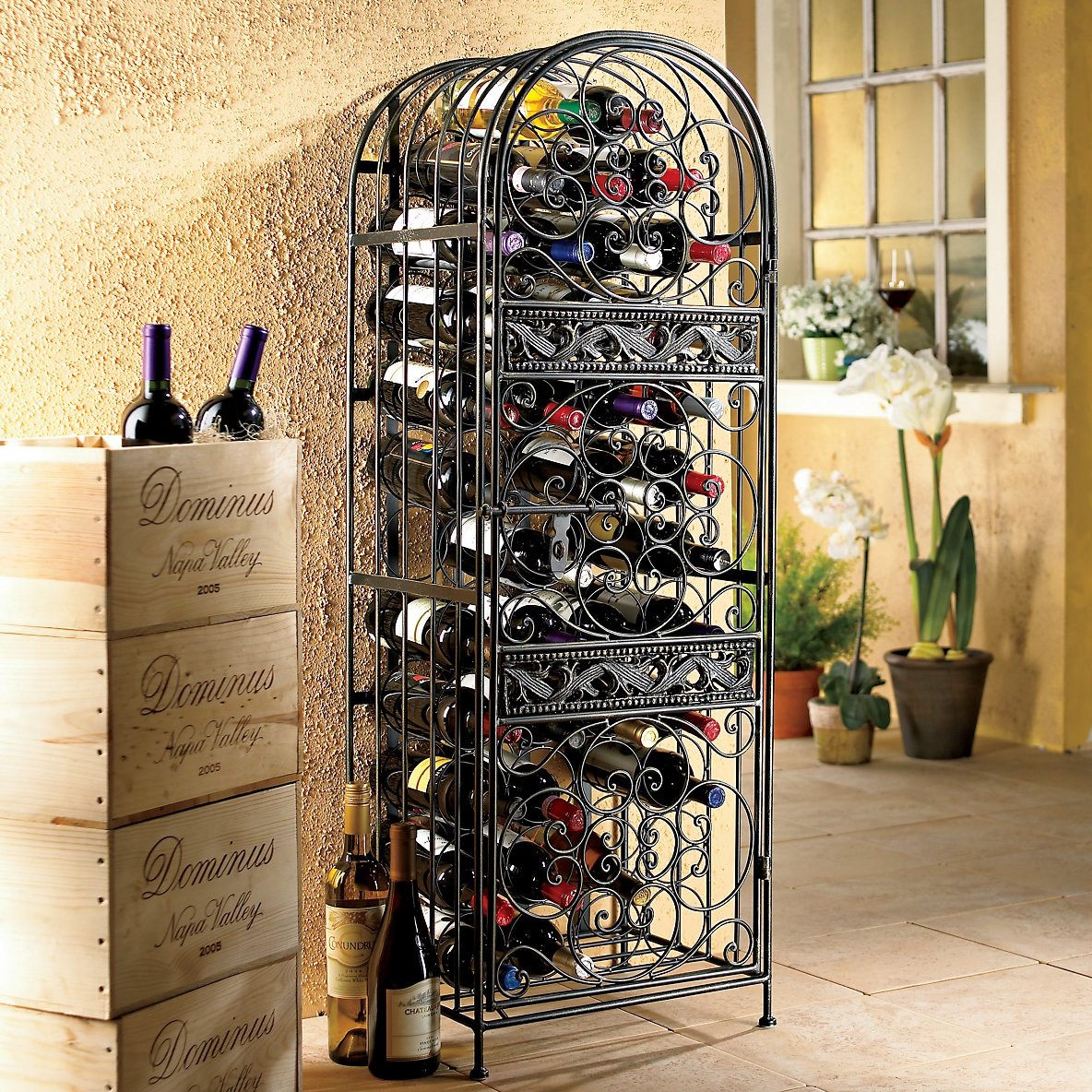 Minimalist Creative Ideas For Wine Racks for Living room