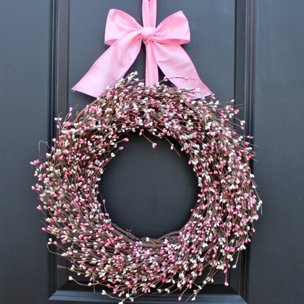 25 Outstandingly Cute Handmade Valentine's Wreath Designs (2)