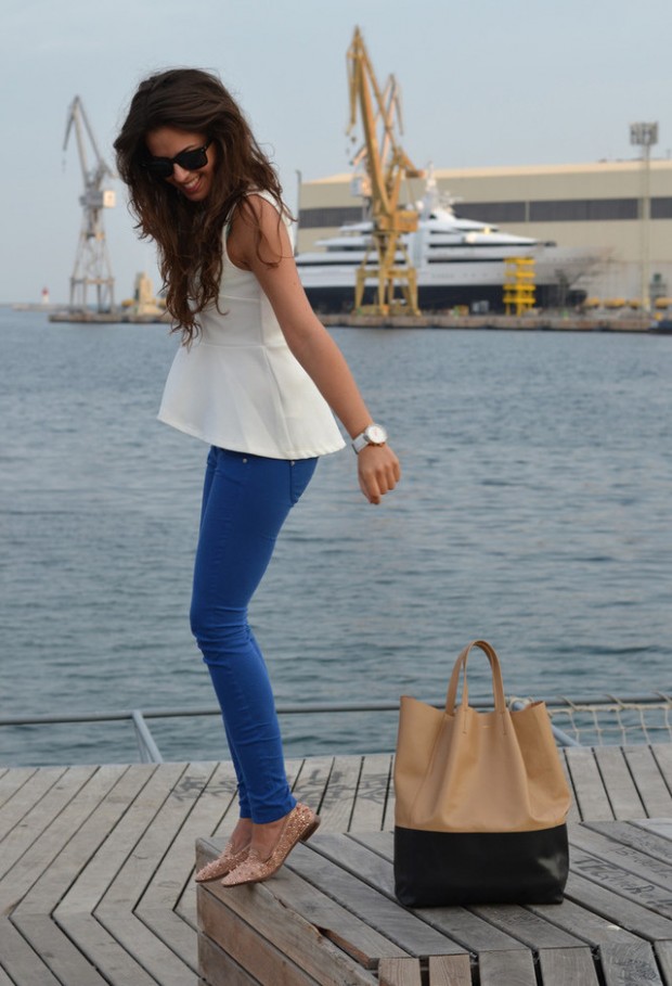 Colored Jeans for Spring 21 Stylish Outfit Ideas (5)